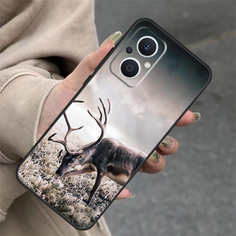 Deer Hunting Camo Case For OPPO Reno 11 F 10 Pro 4 5 6 7 8 Lite 4Z 5Z 8T OPPO Find X3 X2 Lite X6 X5 Pro Cover