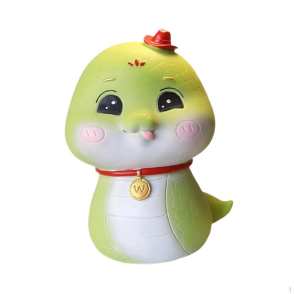 Snake Bank, Animal Figure for Desk Decor, Savings Container Adult Gifts
