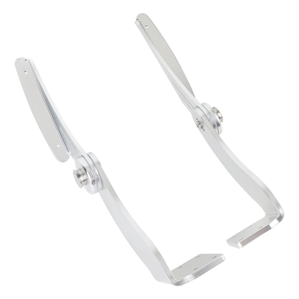 Paar Marine Armlehnen-Schwenkarm Aluminiumlegierung Verstellbarer Winkel Solide Stütze Boot Klappbare Armlehnen-Schwenkarme für Yacht Schiff