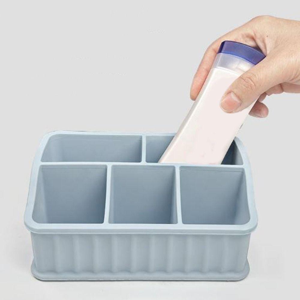 

Detachable Toothbrush Holder Anti-Slip Toothbrush Toothpaste Organizer Bathroom чорний