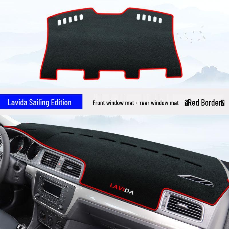 Volkswagen Lavida Dashboard Sunshade: Light-Blocking Console Pad for Interior Protection, Sharp Edition 24 Voyage.