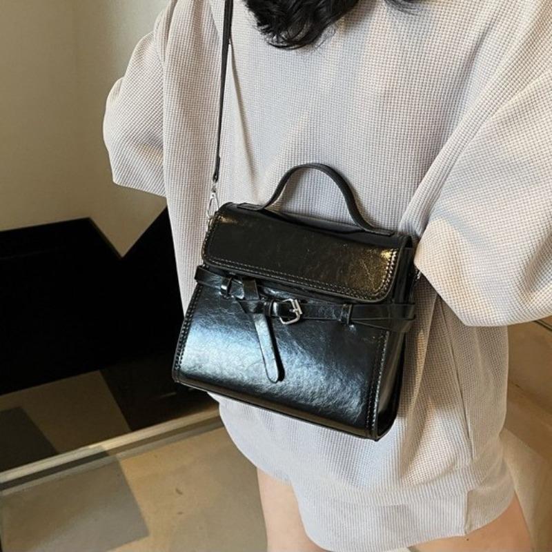 Premium Handbag Bag Women's New Trendy Popular Texture Casual Shoulder Bag Crossbody Small Square Bag