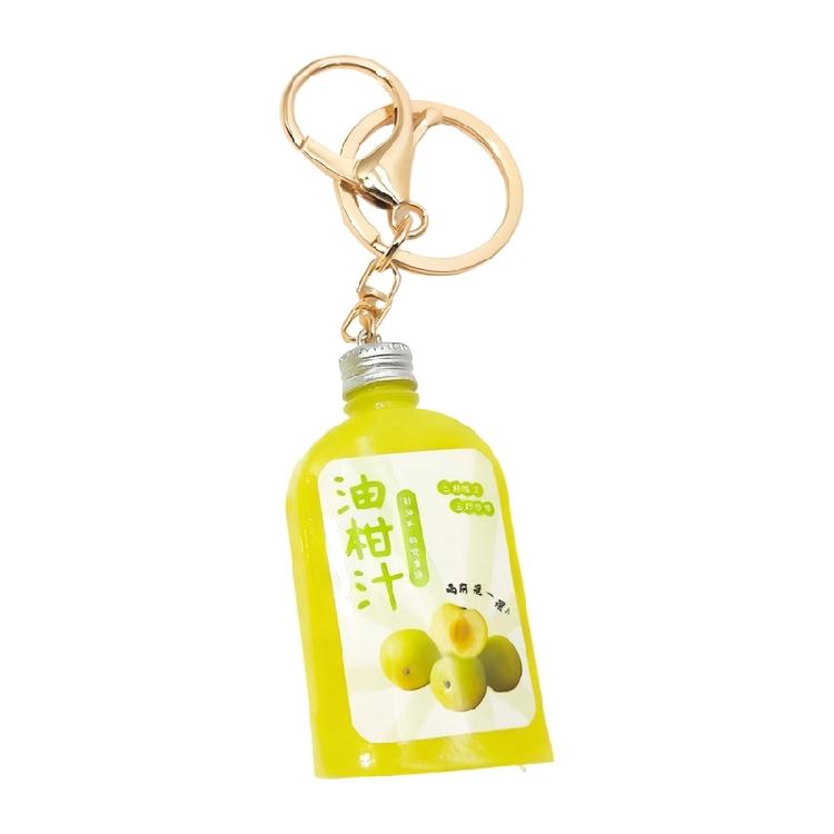 

Cafe Style Simulated Bottle Keychain Ornament Bag Charm Ideal for Window Tables Walls Decorative Applications