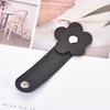 Leather Flower Cable Winder Portable Data Cable Ties Data Cable Protector Clips  Earphone Cord