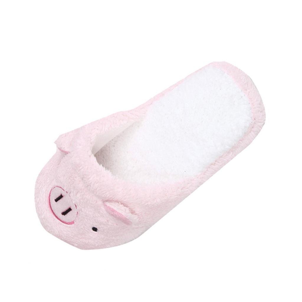 Pig Home Floor Soft Stripe Slippers Female Shoes PK 38