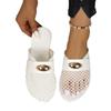 Flat-bottomed bag head, half slippers, outer wear women's shoes, summer new mesh breathable and comfortable soft-soled sandals