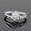 Creative Flower Opal Diamond Ring - Women's Hot-Selling Engagement Jewelry