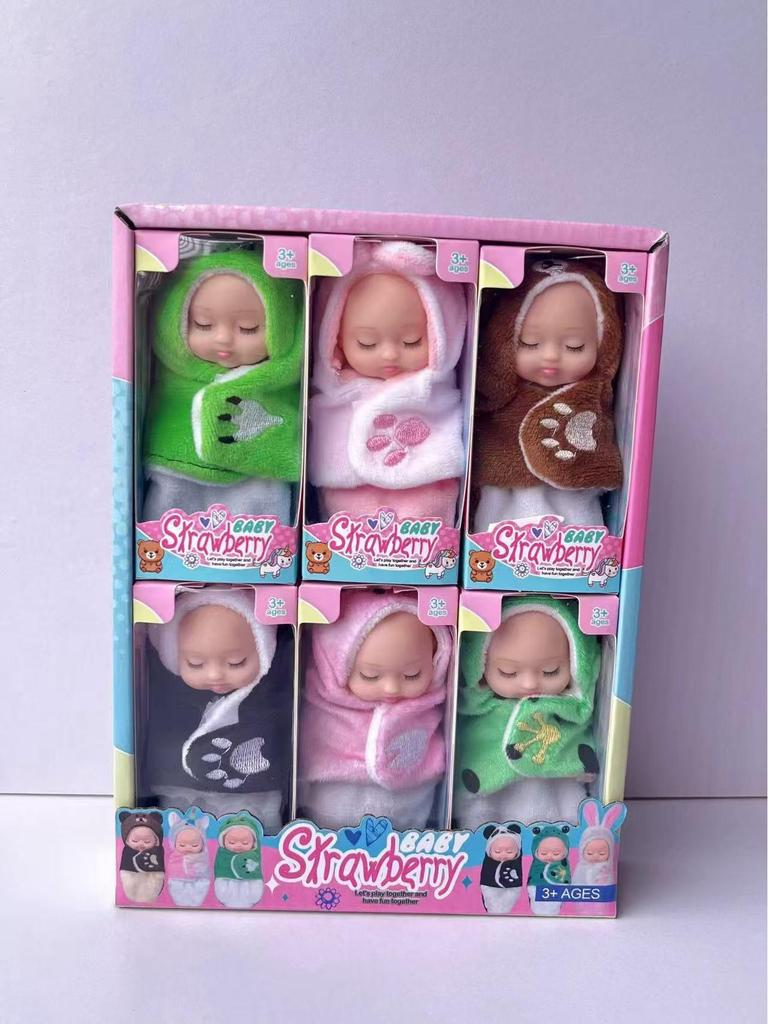 Cross-border Reborn Doll: Sleeping Princess BJD Miniature Toy with Gift Box