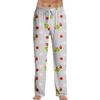Pajama Pants Sleepwear Casual Drawstring Elastic Waist Pants Comfy Straight Yoga Loose Trousers