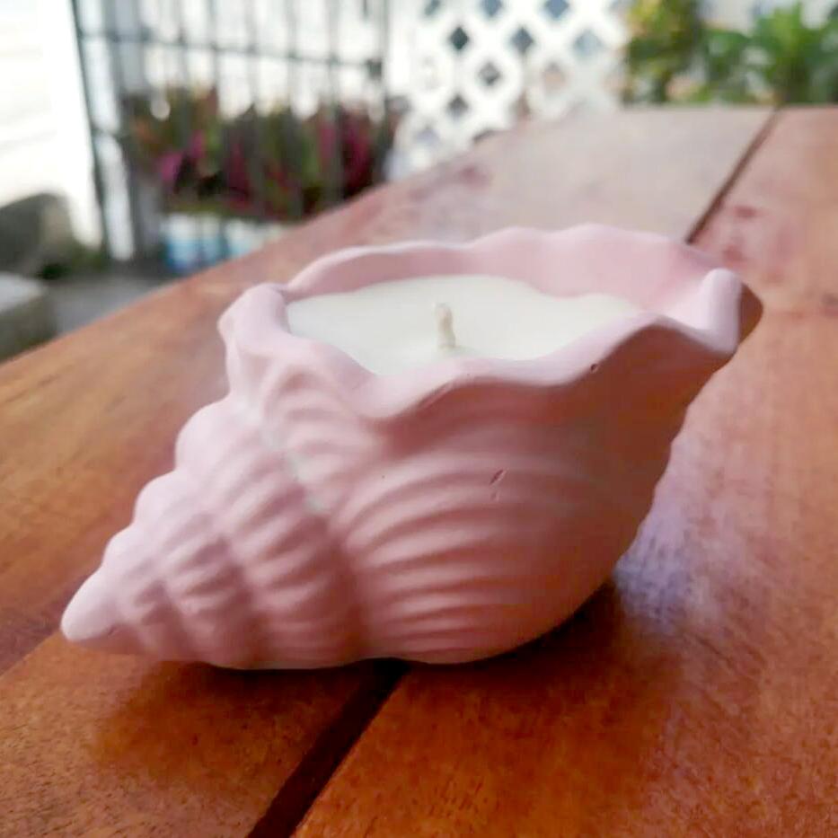 2ks Conch Candle Jar Silikonové formy DIY krabička na uložení šperků Aromaterapeutická svíčka Betonová forma ze sádrové pryskyřice Home Decor Craft