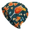 1pc Bohemian Fruit Knit Hat - Vibrant Orange Slice & Suitable for - Lightweight Stretch Fit, Machine Washable for Outdoor, Casual Wear, for Back-to, R