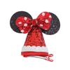 3D Plush Snowflake Christmas Hat Hair Clip - Cute Side Bangs Duckbill Clip for Women
