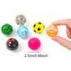 15-30PCS/Set Elastic Balls Mini Colorful Bouncy Ball 25mm Size Chasing Bouncing Interactive Game Prop for Pet Cat Dog Favors ZYF