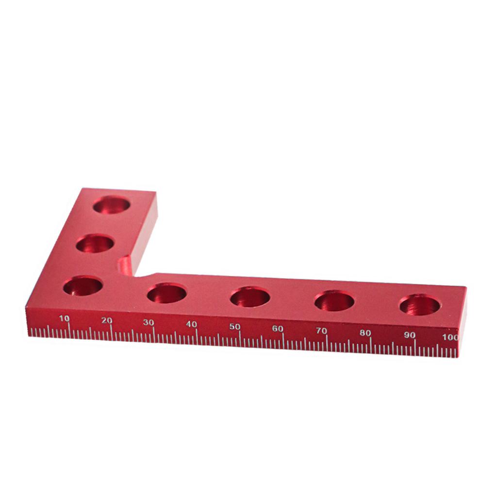 Woodworking Positioning Square Aluminum Alloy 90 Degree Angle Measuring Tool Carpentry L Ruler