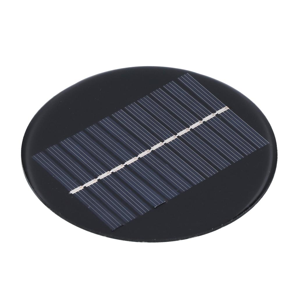 0.8W 6V 10cm Round Solar Panel DIY Solar Panel Solar Charging Board for Solar Light