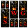 Marble Letter Phone Case Cover for Redmi 14C 10C Note 15 14 13 12 10 11 K40 Pro Plus 5G Shockproof Soft TPU Shell Fundas Capas