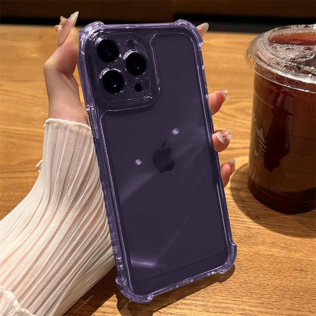 

Противоударный прозрачный силиконовый чехол для телефона Iphone 14 13 12 11 Pro Max Xs Max Xr X 13pro 14plus, мягкий бампер, прозрачная задняя крышка For iPhone 14Pro max