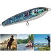 Fish Lure Abalone Shell Fishing Bait Wooden Crankbait for Tuna Grouper Billbirds Sea Bream 23x3.5cm