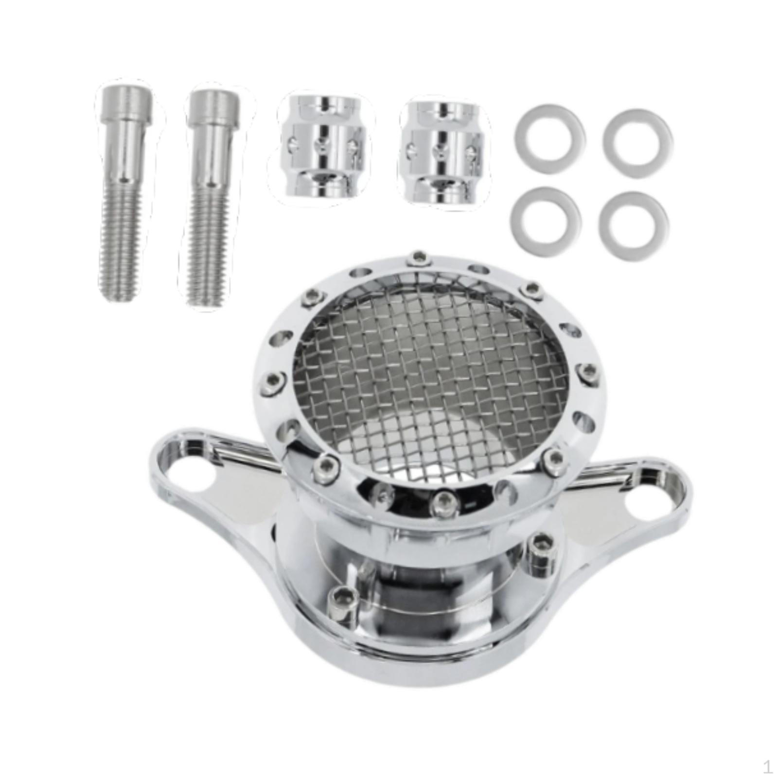 

Фильтрующая часть воздухоочистителя надежная замена для XL883 XL1200 серебряный