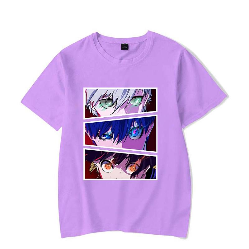 Hot Anime BLUE LOCK T Shirt Women Men Casual Personality Round Neck Short Sleeve Fashion T Shirt Summer Cool Tops