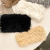 1pc Women's fleece lined Beanie,Fashion Furry Russian Cossack Style Soft Warm Plush headband for Cold outdoor Weather Winter