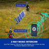 Motorcycle Helmet Headset Bluetooth 5.3 Intercom Headset Wireless Interphone Intercomunicador Waterproof Noise Reduction Voice Control Handsfree
