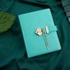 with Keys Notebook with Heart Lock Sketchbook B6 Notebook Stationery Drawing Book  Diary