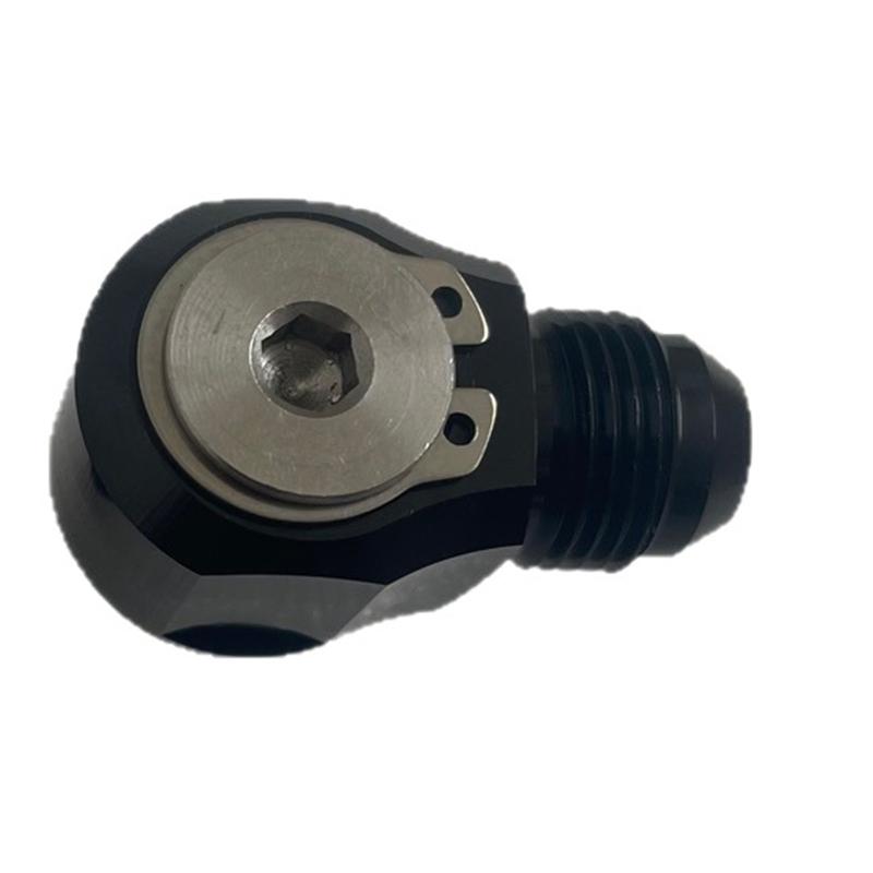 For Motorcycles For Automotive Turbo Brake Hose Fittings 10AN Adapter Black Bolt Ring Fish Eye-A14Z