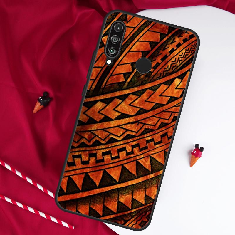 

Maori Tribal Samoan Polynesian For Huawei Nova 12s 11i 12i 7i 8i Y73 Y70 Y90 Y60 Y72 Y61 Y91 9 10 SE P30 Pro P40 Lite Case Nova 10 SE