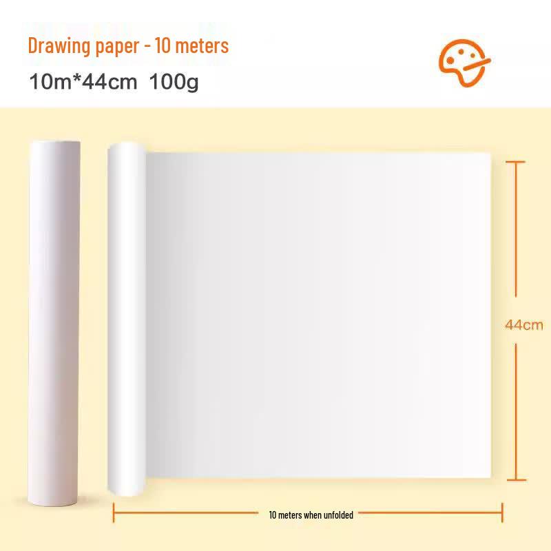 Children s Large White Paper Art Roll