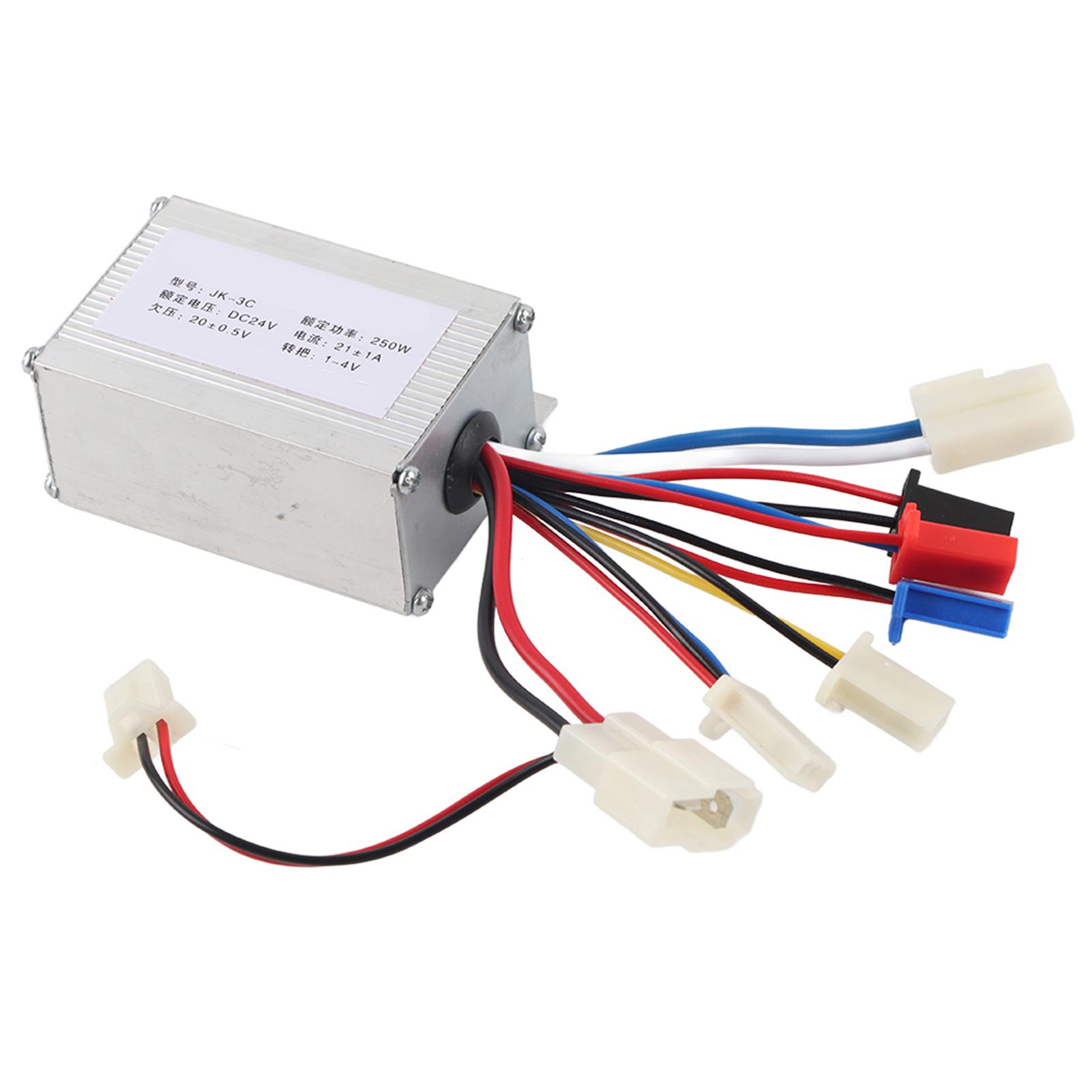 Shoemst Silver 24V250w Aluminium Alloy Electric Scooter Brush Controller Accessory