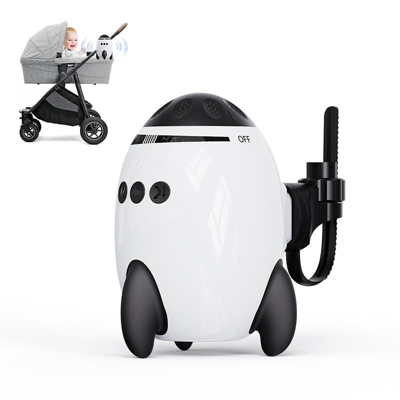 Taşınabilir otomatik bebek salıncağı, bebek arabalarıyla uyumlu, eller serbest sallanma fonksiyonu, Bluetooth ninni özelliği ile