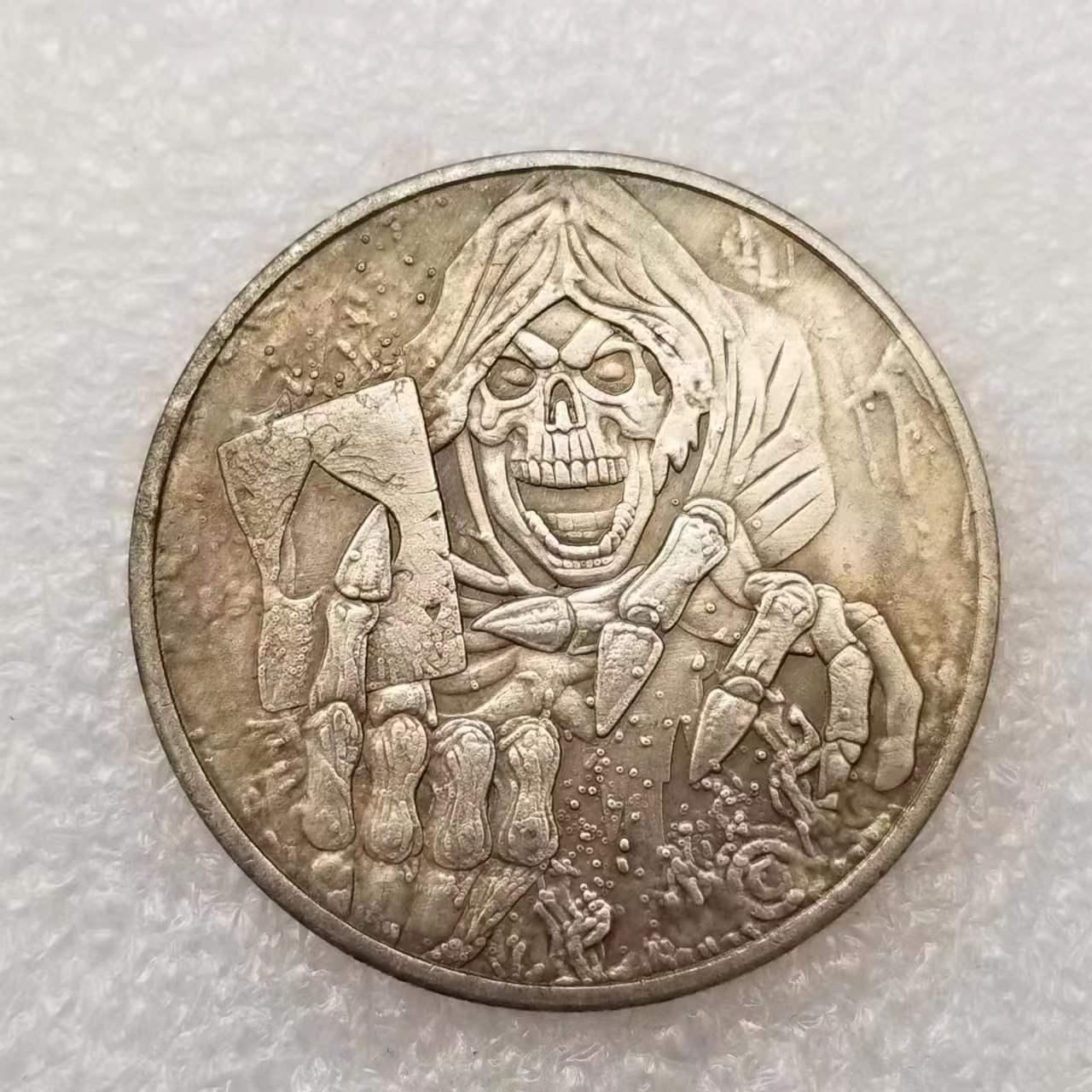 Silver-Plated Antique Brass Hobo Nickel #4731 No