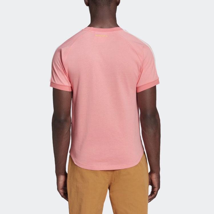 Adidas X Wales Bonner Short-Sleeve Tee Tactile Rose Men Tops Pink HL8746