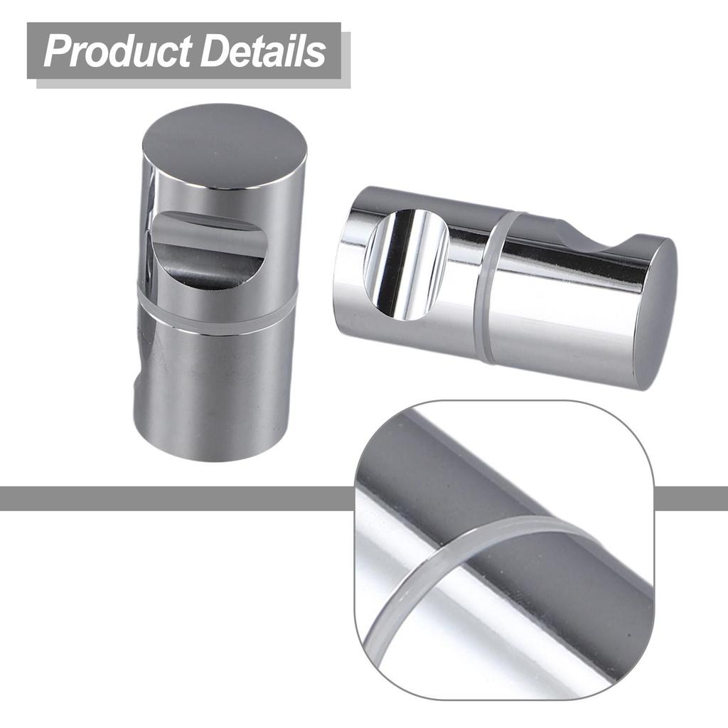 Zinc Alloy Bathroom Shower Door Handle Knob Single Groove Chrome Plated 30mm