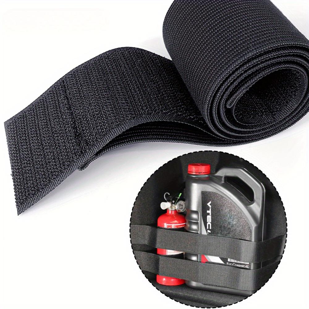4pcs/set Car Trunk Storage Straps, with Multi-functional Velcro, for Securing Items. Also Includes Universal Storage Bag Straps
