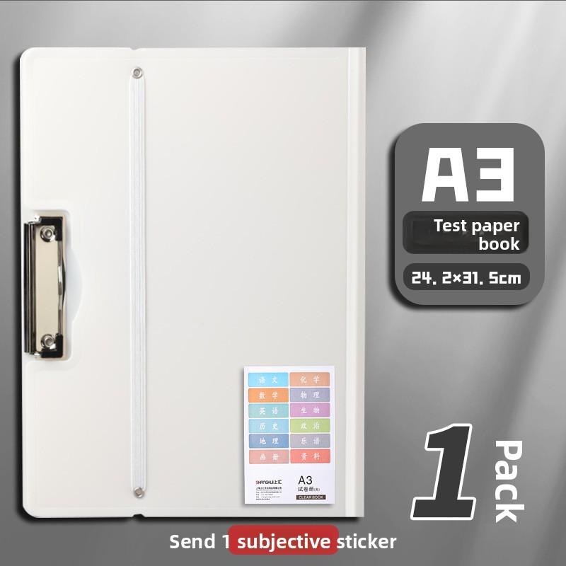 Strap Multifunctional Design A3 File Folder Multifunction Clipboard Document Classification Organizer Stationery