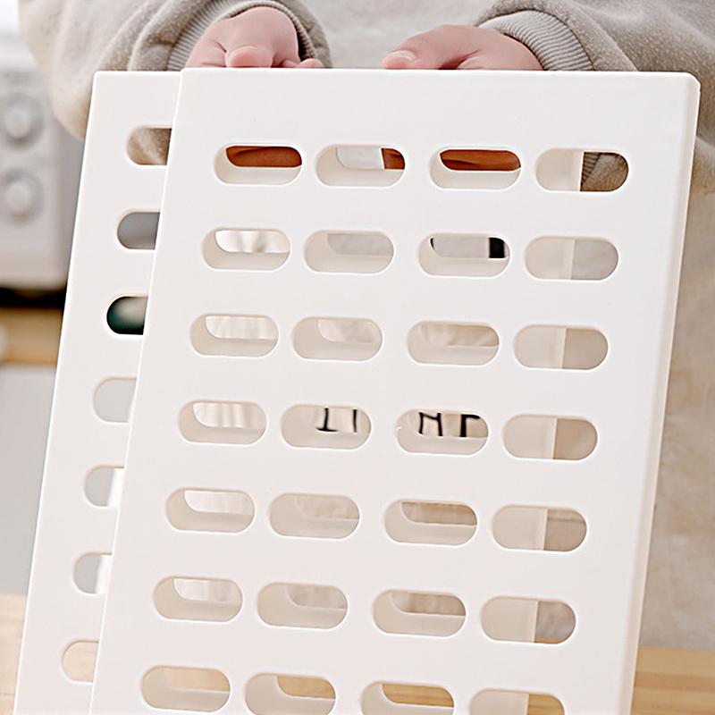 1PC Kitchen Shelf Cabinets Multifunctional Space Saving Stackable Sliding Rack Retractable Plastic Tableware 2 Colors