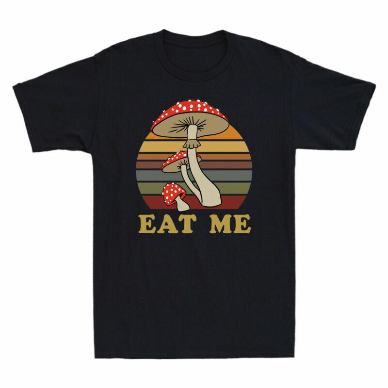 Mushrooms Mycology Shirt Funny Lovers Unisexs Me Tshirt Mushroom Vintage Gift Eat S