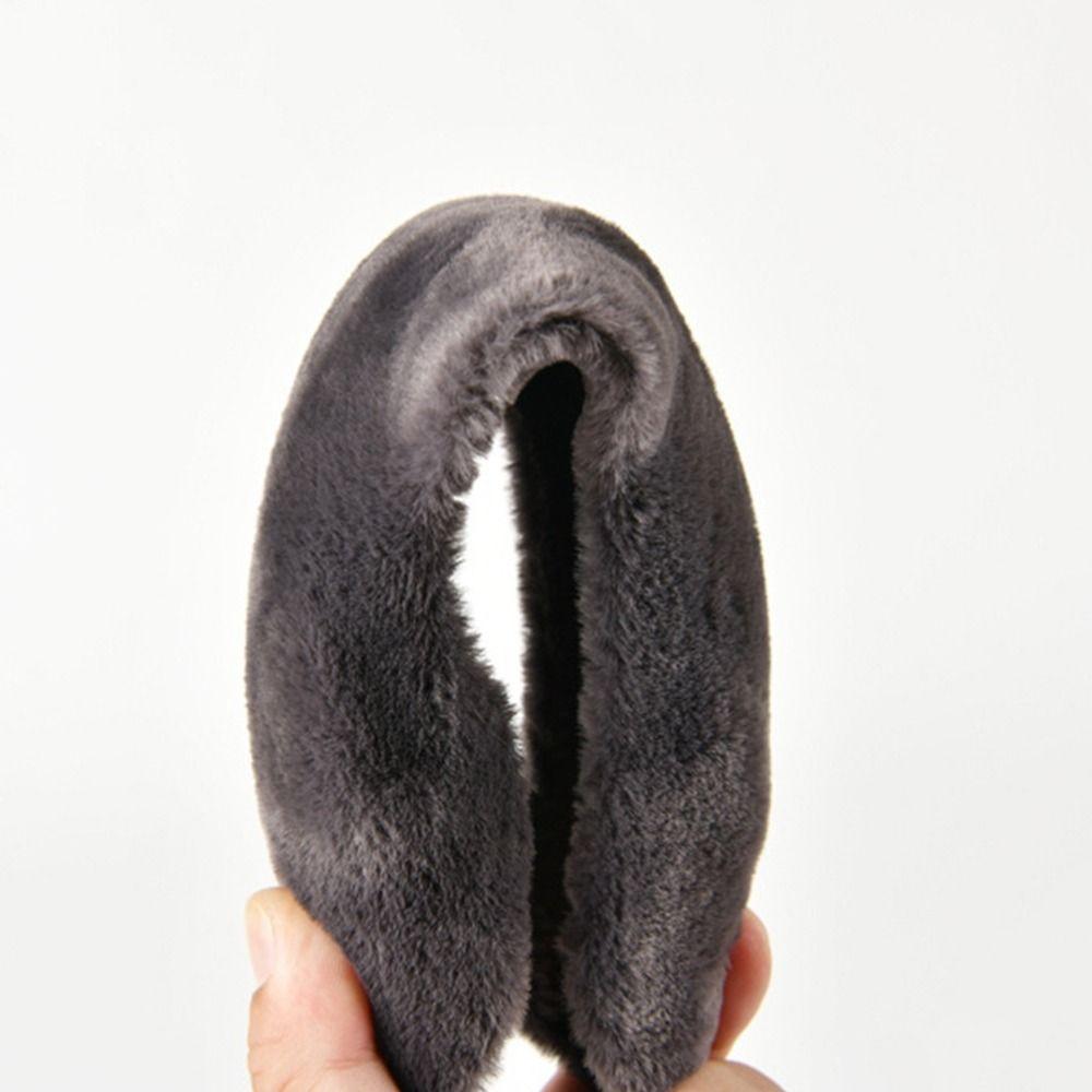 2Pcs Soft Auto Steering Cover Plush Steering Wheel Sleeve Steering Wheel Protector  General