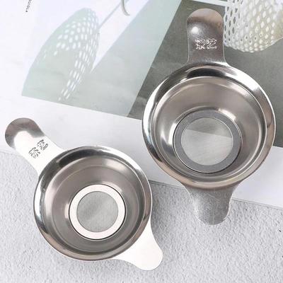 Fashion Stainless Steel Tea Strainer Fine Mesh Chinese Kung Fu Leaf Funnel Filter Kitchen Accessories