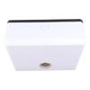 Wall Mounted Tissue Box Plastic White Wearproof Easy To Clean Wall Hanging Tissue Holder for Home