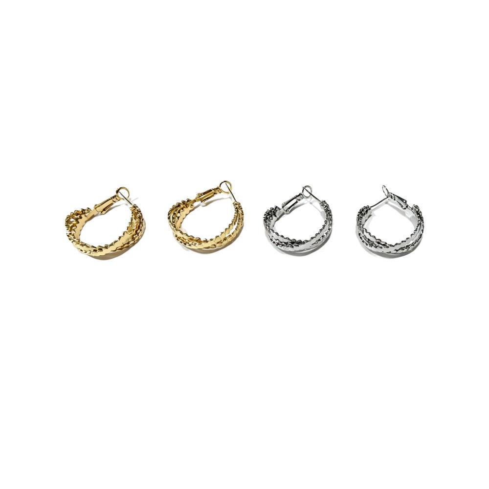 European-Style Shining C-Shaped Ear Cuff: Minimalist, Elegant, Versatile Earrings.