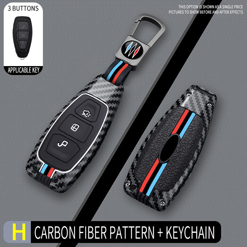 Car Remote Smart Key Case Cover Shell Fob For Ford Fiesta Focus 3 4 Mondeo Ecosport Kuga Focus ST Protector Car Accessories