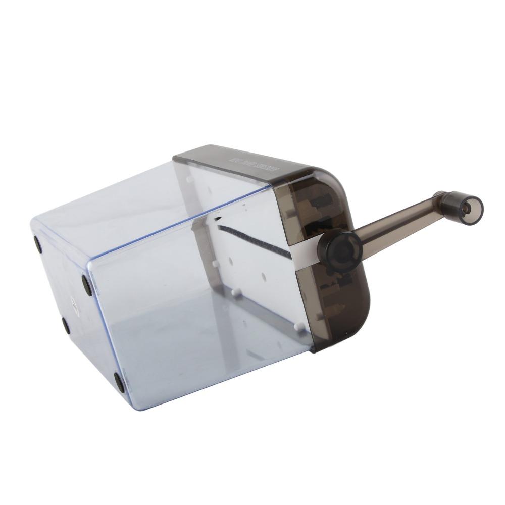 Black Manual Paper Shredder ABS Mini Hand Shredder Mini Hand File Shredder For Home