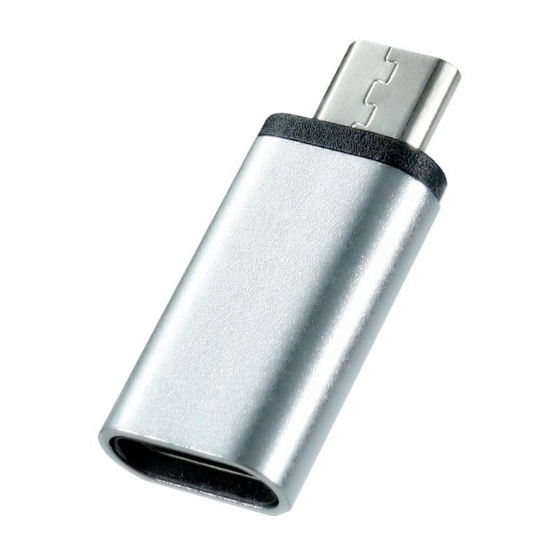 Adaptor tip C la Micro USB OTG: Convertor din aliaj de aluminiu pentru dispozitive Android și Apple