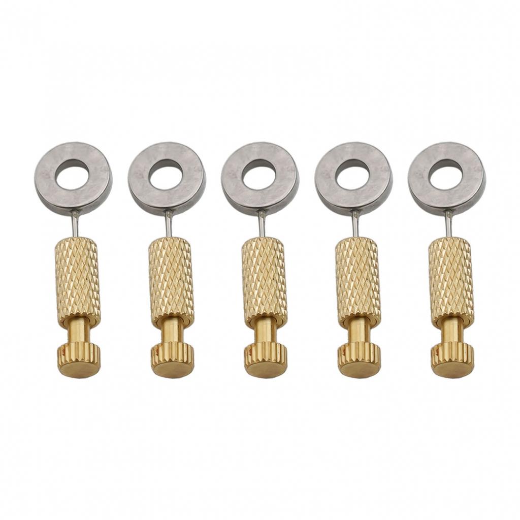 5pcs Handmade Leather DIY Tool Fixed Position Basting Needle Stitching Locking