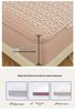 Soybean Cotton Waterproof Bed Sheet - Love Style, Mattress Protector Compatible with Simmons.