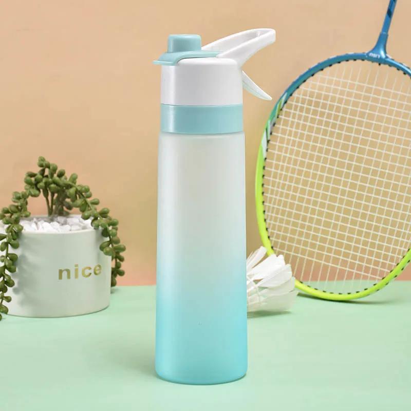 700ml Spray Water Bottle with Straw Portable Outdoor Sport Fashion 400ml 600ml Tumbler Food Grade Plastic Summer Drinkware
