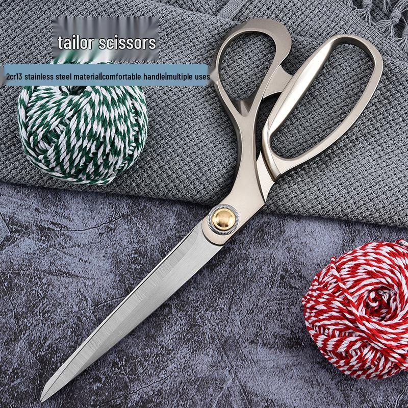Ganzstahl-Edelstahl-Schneiderschere: Große Stoff- und Nähschere für den Haushaltsgebrauch